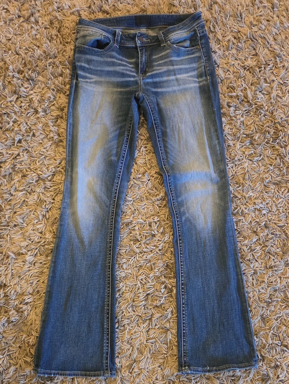 Women's Bke Black Bootcut Jeans Size 29x34 29 Long Tall